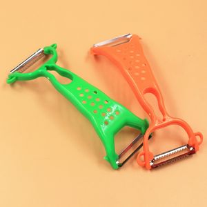 Double End Peeler Rostfritt stål Peel Planer Multifunktion Kök Small Tool Fruit and Vegetable Planer Tools