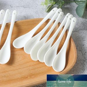 Spoons Ceramic Spoon Coffee Mixing Creative Shank White Soup Tableware Cookies1 Factory price expert design Quality Latest Style Original Status