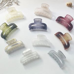 Nuova moda coreana semplice gradiente colore caramella croce impugnatura clip tornante artiglio per capelli morsetto da bagno clip accessori per capelli