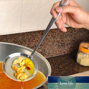 Pratico Utensili da cucina Gadget Schiumarola in maglia di acciaio inossidabile Residuo vegetale Colino a maglia d'olio Colino Prezzo di fabbrica Design esperto Qualità Ultimo stile