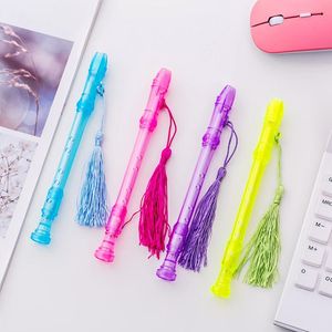 Gel Pens 1PC Creative Cute Flute Shape Pen Student Stationery Novelty Gift School Material Office Supplies