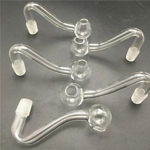 Pyrex Glass Oil Burner Pipe Clear Color Quality Pipes Transparent Great Tube Nail tips Handmade