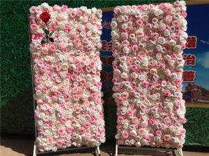 Ghirlande di fiori decorativi SPR progetta pannelli murali di fiori artificiali 3D per la decorazione di interni per matrimoni domestici