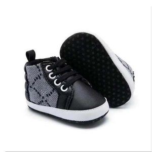 newborn baby shoes 0-1 year old small wave shoes soft sole comfortable non-slip design Sneakers baby boy girls shoes