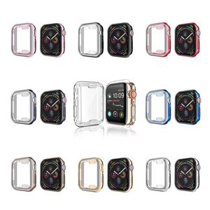 Apple Watch Case Case Caselted TPU защитные мягкие чехлы iWatch Case AppleWatch серия 9 цветов