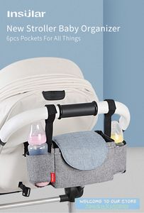 Saco multifuncional do bebê / bolsa, sacos de fralda, 6 áreas de armazenamento razoáveis, partições destacáveis, design simples
