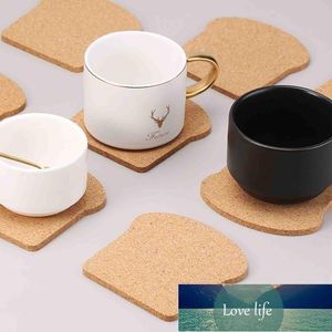 Mats Pads 6PC Cork High Temperatur och Skald Värmeisolering Pad DIY Desktop Placemat Cup Mat för drycker Köksartiklar