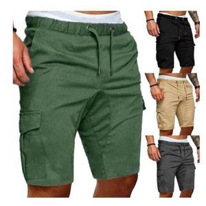 Pantaloncini cargo militari da uomo Pantaloncini cargo tattici mimetici militari da uomo Allentati da lavoro Casual Short Plus Size bermuda masculina 210806