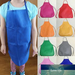 Unisex Colorful Waterproof Non-Woven Painting Pinafore Kids Apron for Activities Art Painting Class Craft Children Aprons