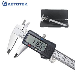 High quality 0-150mm Measuring Tool Stainless Steel Caliper Digital Vernier Gauge Micrometer Paquimetro Messschieber 210922