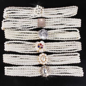Cintura di perle più venduta per donna Cintura di cristallo Cintura da sposa Designer Cintura da damigella d'onore sexy Catena in vita per ragazza