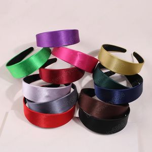 NEW Korean Style 12 Color Wide Plastic Headband Solid Hair Band Hair Hoop Fashion Hair Accessories for Women