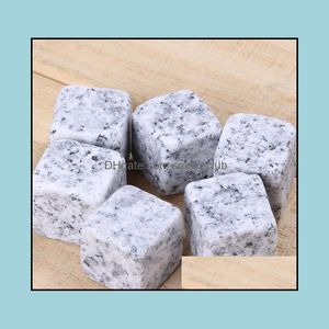 Kök, Dining Home GardenWhisky Stones 6PC / Bag Cubes Glaciär Kylare Whisky Rocks Ice Stone Bärkare Tillbehör Kök Bar Verktyg Leksaker GGA3