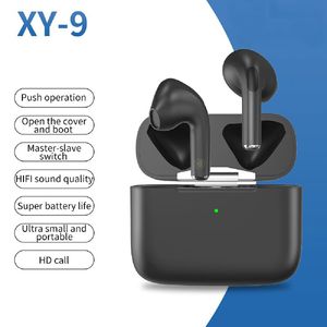 Volymkontroll TWS Bluetooth-hörlurar Trådlösa hörsnäckor Vattentäta hörlurar för mobiltelefon OEM-öronsnäckor Headset XY-9