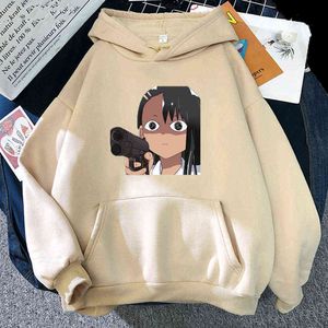 Cool Girl Nagatoro Anime Hoodie Women Unisex Hoodied Long Sleeve Streetwear Harajuku Sweatshirt Women Unisex Hoody Long Sleeve Y0820