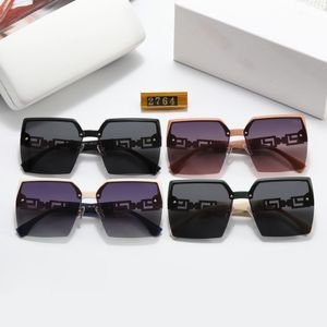 2024 Новые солнцезащитные очки Fashion Women Men Men Designer Designer Gradients Lens сплав ПК рамка роскошные горячие продажи качественный квадратный леопардовый подарок Ee