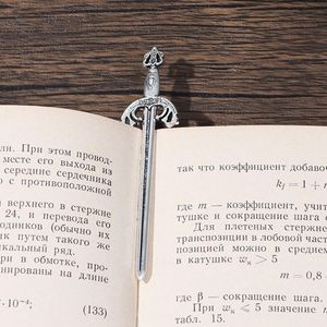 Bokm￤rke 6st/Set Antique Silver Swords Knife Charms Creative Book Clips Diy Jewelry Craft Supplies