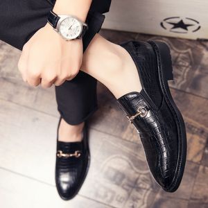 Business Trend Designer Office Men's Shoes Light Oxford Brand Fashion Casual Leather Luxurious Large Size Wear-resistant 1504