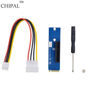 Chipal NGFF M PCI E Xスロットライザーアダプター男性女性PCIEグラフィックスカード