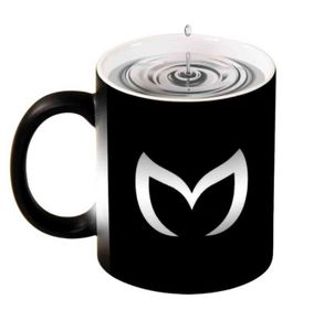 Mazda tasse tasse magique céramique café petit déjeuner eau tasse d'eau couvre-enfants chaud froid thermique couleur changeant pour ami cadeau g1126
