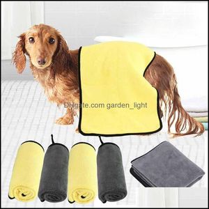 Strona główna Gardenabsorbent Ręczniki dla psów Miękkie włókno kąpielowe Ręcznik Małe Duży Kot Samochód Wi Cloth Szybkoschnący Pet Cleaning Materiales Dog Grooming Dr