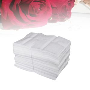 Confezione Regalo 100 Pz Involucri Sacchetto Di Cotone Perlato Rivestito EPE Sacchetti Antiurto E Infrangibili-25X30 Cm (Bianco)