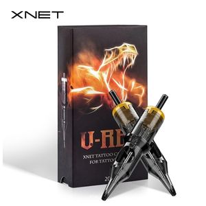 XNET VREX 20pcs/lot Tattoo Cartridge Needle RS Disposable Sterilized Safety Permanent Makeup Eyebrow Supplies 211229