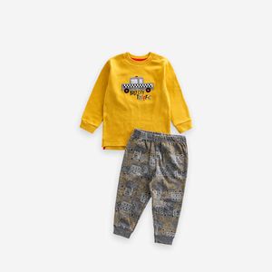 2021 Newborn Cotton Baby Boys Girls Clothes Set Autumn Winter Baby Long Sleeve T-shirt+pants Suit Baby Costume Set G1023