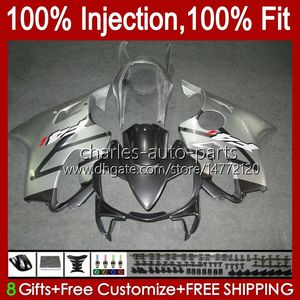 Feedings de Molde de Injeção para Honda CBR600F4 CBR Preto Preto 600 F4 FS CC 600F4 99 00 Bodywork 54No.49 CBR600 F4 CBR600FS 1999 2000 600cc 1999-2000 Kit de Corpo OEM 100% Fit