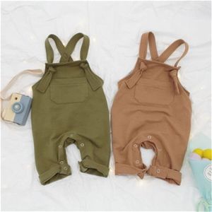 Children'S Plaid Overalls Pants For Boys Girls Baby Girl Boy Big Pp Spring Toddler Jumpsuit 210528