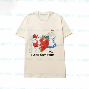 T-shirt da uomo semplici e lussuose T-shirt uomo donna stampa cartoni animati T-shirt uomo moda manica corta taglia S-2XL