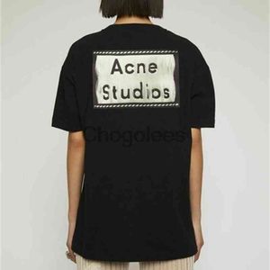 Estúdio De Camiseta venda por atacado-Homens t shirts Entrega aleatória número um Camisa para a camisa para estúdios acne preto XS preto eft