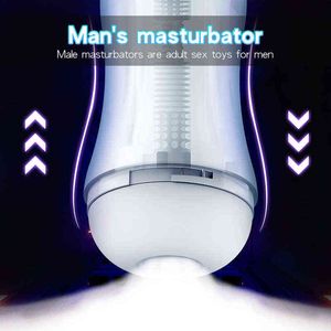 NXY Sex Products MasturbationMale Vakuum Sugande 10-stegs Vibration Intelligent Voice Penis Pump Vibrator Delay Trainer Vuxen Maskin Toys0210