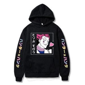 Mäns Tröjor 2021 Anime de X Killua Leorio Kurapika Gon Hisoka Jersey Sudadera Con Capucha Streetwear Tops