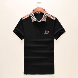 2023 Li xia polo рубашка для клетчатки для клетчатки для воротника вышита на вышивших в футболке для деловых мужчин с коротким рукавом для женской футболки с коротким рукавом M-3XL HH HH