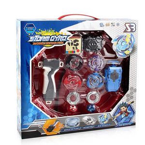 Original Box Beyblades Burst till salu Metal Fusion 4D BB807D med launcher och Arena Spinning Top Set Kids Game Toys X0528