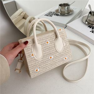 New Ladi palha tecidos sacos casuais pequenos frh zipper bolsa de ombro rua tendência msenger feminino bolsas bolsas para mulheres 20211au1o