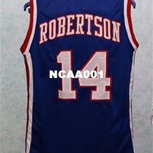 Vintage 21SS #14 Oscar Robertson #14 Cincinnati Royals High School Game College Jersey Size S-4XL eller Custom något namn eller nummer