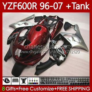 Kırmızı Siyah Vücut + Tankı Yamaha Thundercat YZF600R YZF 600R 600 R 96-07 Karoseri 86No.71 YZF-600R 1996 1997 1998 1999 2000 2001 YZF600-R 96 02 03 04 05 06 07 PERERALALAMA