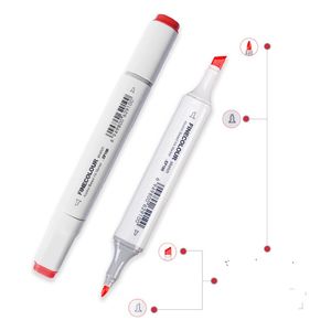 72Pcs Artist Copic Sketch Markers Set Fine Nibs Twin Tip Board Pen Marker Pens For Drawing 753 K2