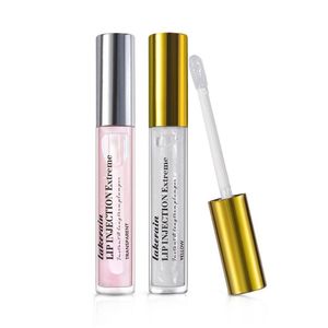 Lip Gloss 2pcs Instant Volumising Lips Plumper Repairing Reduce Fine Lines Mask Long Lasting Moisturizer Care Oil Sexy Plump Serum