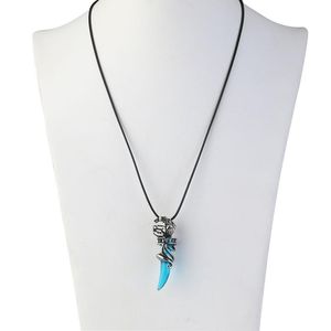 Pendant Necklaces Natural Crystal Spike Pendent Necklace With Stainless Chain