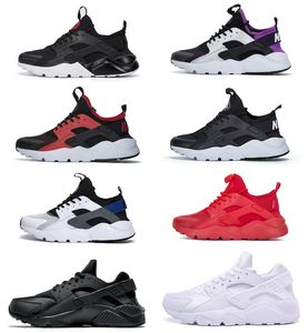 2021 Ny Huarache Ultra Running Skor 1.0 4.0 Män Kvinnor Atletisk Triple Vit Svart Röd Grön Huaraches Sneakers Sport Trainers Storlek 36-45