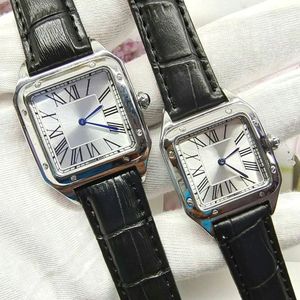 Unisex kol saati kuvars hareketi erkek izle kadın saatler deri kayış sıçrama su geçirmez elbise kol saatleri analog saat sevgilisi için rahat Montre De Luxe