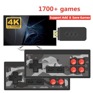 HD Mini Game Console TV Y2S plus Y3 Trådlösa dubbelkonsoler Många olika spel