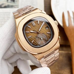 Sports Watch Automatisk rörelse Business Lysous 316L Stål Vattentät Dykdatum Män Klockor Mens Armbandsur Business Elegant Böter