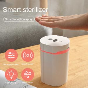 Mini Air Humidifier 280ML Humidify cup Home Car USB Fogger Mist Smart Sensing Disinfection Sterilization Spray Maker Humidifier