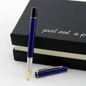 Гель ручки металлическая шариковая ручка с подарочной коробкой черный пополнение высокого качества роликовый шар канцелярские подарки для офисных пищевых