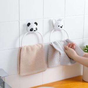 Portasciugamani 1 pezzo per bambini, senza perforazione, simpatico cartone animato, toilette, cucina, bagno, barre portaoggetti