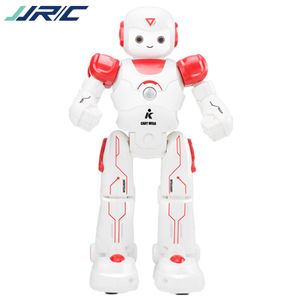 JJRC R12 Robot telecomandato per la prima educazione Giocattolo per bambini, Programmazione d'azione fai-da-te, Canta danza, Luci a LED, Demo automatica, Regali di Natale, 2-1